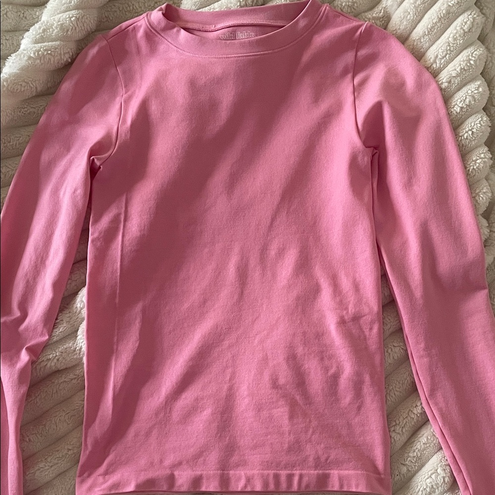 Wild Fable Pink Long Sleeve Tee